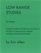 Low Range Studies French Horn cover